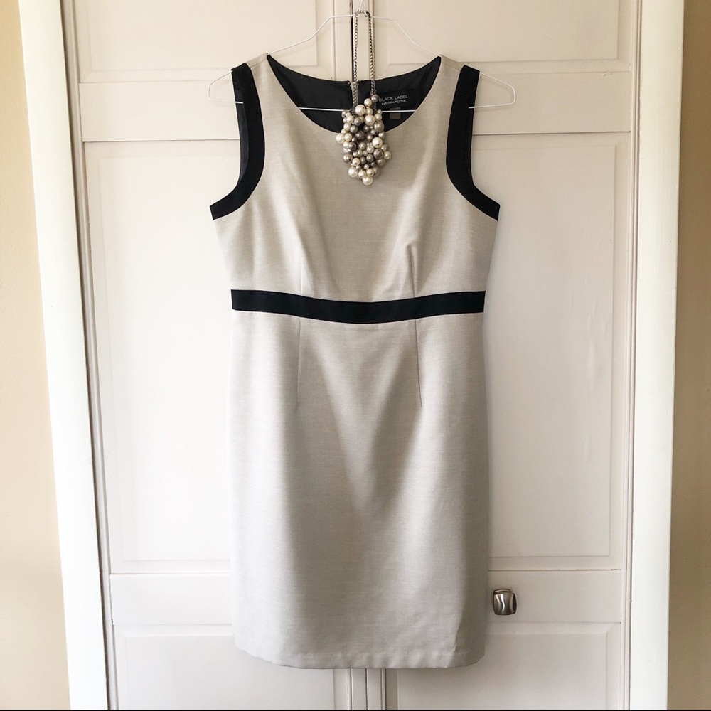 SOLD BLACK LABEL by EVAN-PICONE Shift Dress, Sz. 8